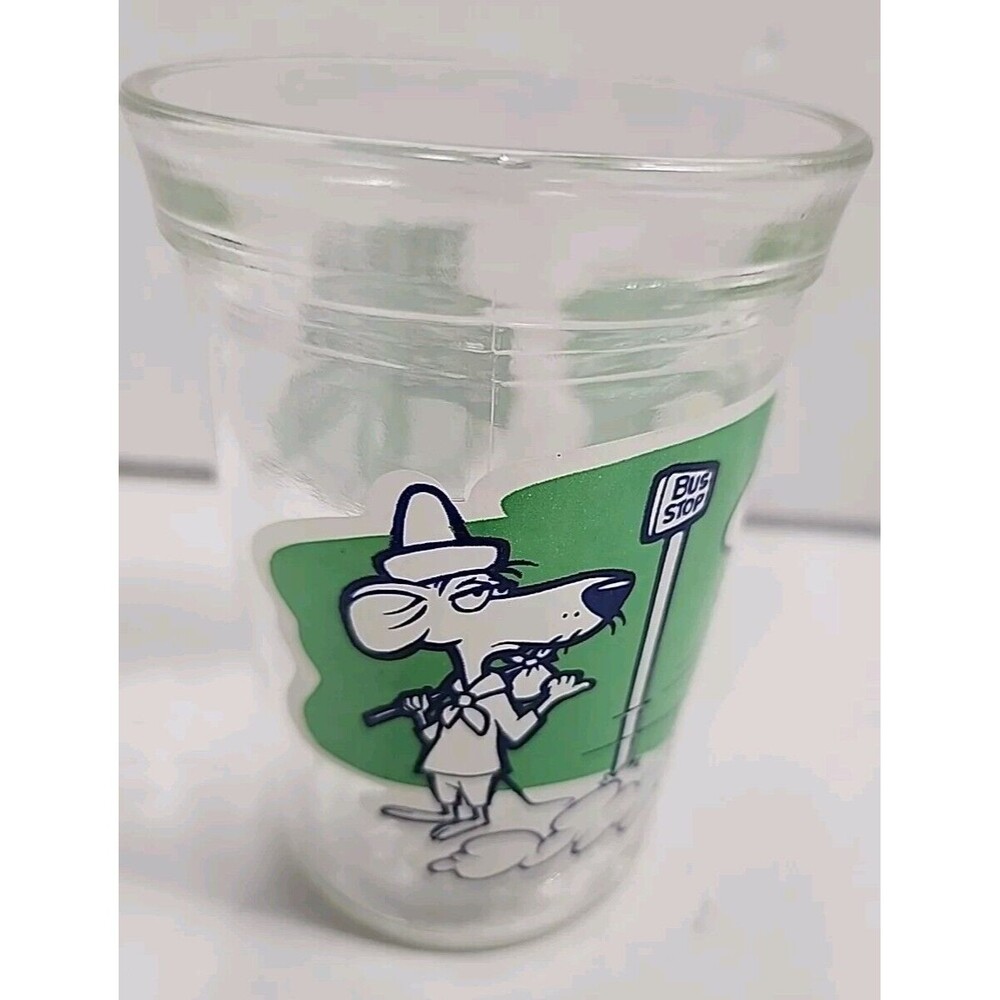 1994 Warner Brothers Looney Tunes Green Jelly Jar Speedy Gonzales 4" Glass - Picture 2 of 10